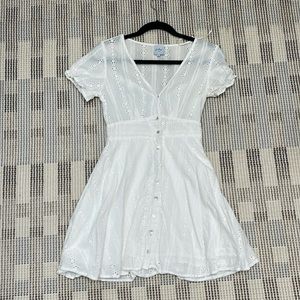 Princess Polly white eyelet dress